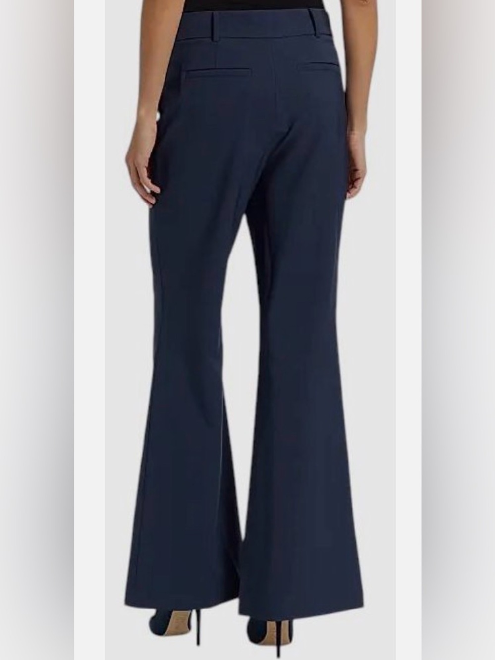NWT Women’s Navy Toccin Flared Dress Pants - Picture 2 of 6